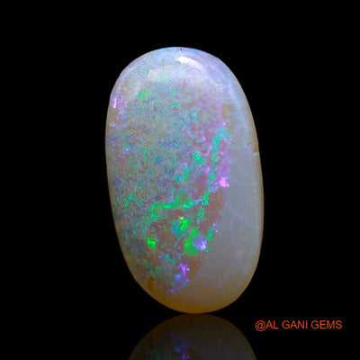Natural Untreated Fire Opal Loose Gemstone Oval Cabochon From Australia 4.75 Cts 18x10x3 mm A-943