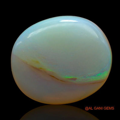 14.15 Cts Natural Australian Fire Opal Loose Gemstone Oval Cabochon 19x16x6 mm A-944
