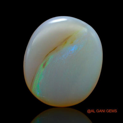 14.15 Cts Natural Australian Fire Opal Loose Gemstone Oval Cabochon 19x16x6 mm A-944