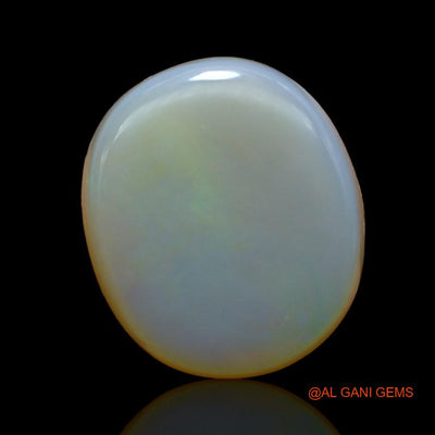 14.15 Cts Natural Australian Fire Opal Loose Gemstone Oval Cabochon 19x16x6 mm A-944