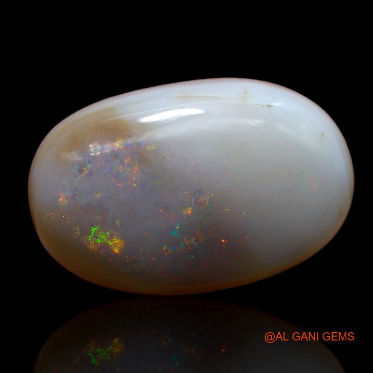 Natural Untreated Fire Opal Loose Gemstone Oval Cabochon From Australia 13.85 Cts 21x13x7 mm A-945