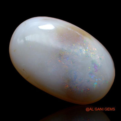 Natural Untreated Fire Opal Loose Gemstone Oval Cabochon From Australia 13.85 Cts 21x13x7 mm A-945