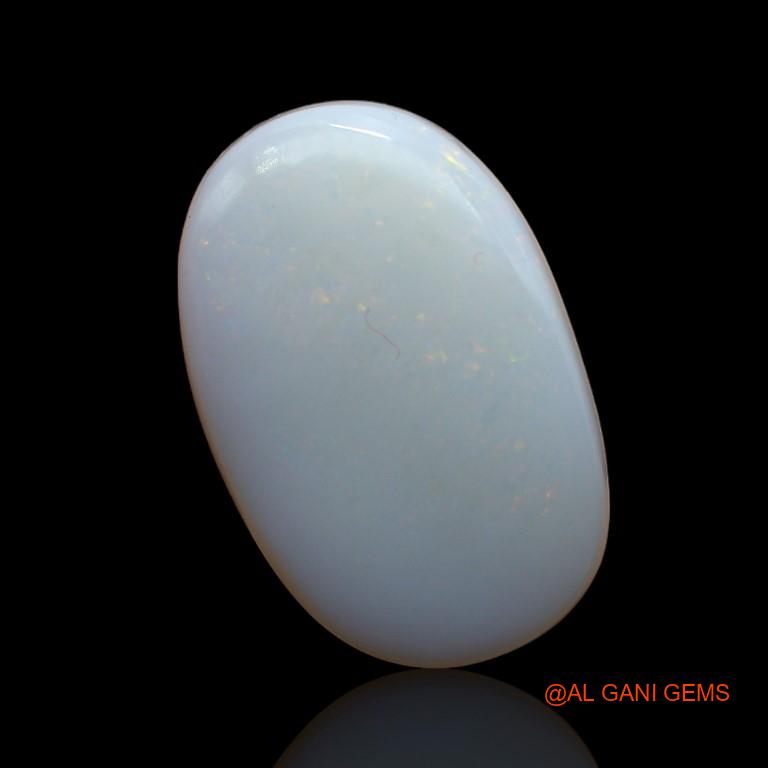 Natural Untreated Fire Opal Loose Gemstone Oval Cabochon From Australia 13.85 Cts 21x13x7 mm A-945