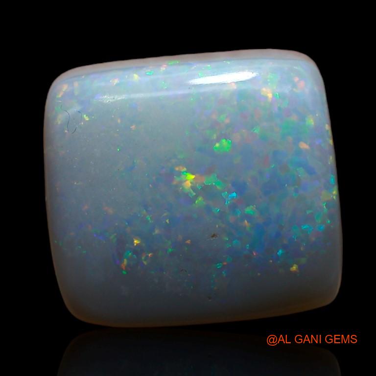 11.30 Cts Natural Australian Fire Opal Loose Gemstone Square Cabochon 14x12x7 mm A-946