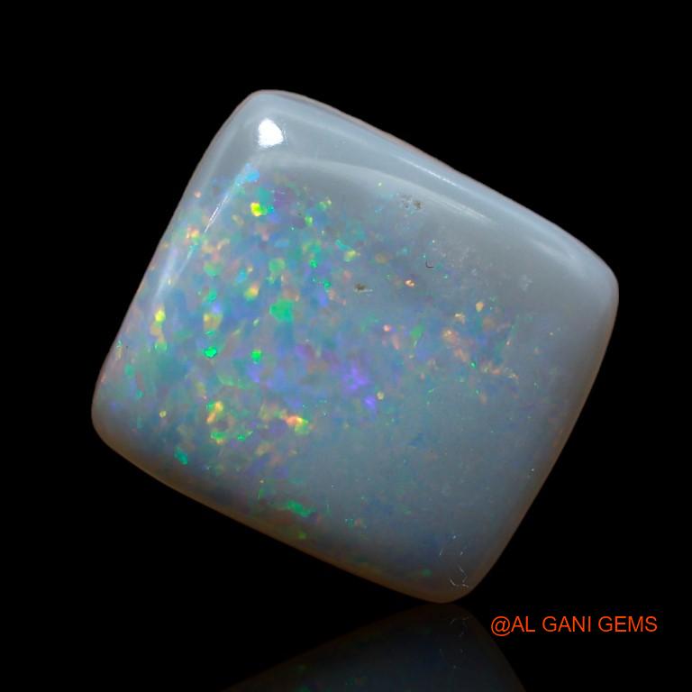 11.30 Cts Natural Australian Fire Opal Loose Gemstone Square Cabochon 14x12x7 mm A-946