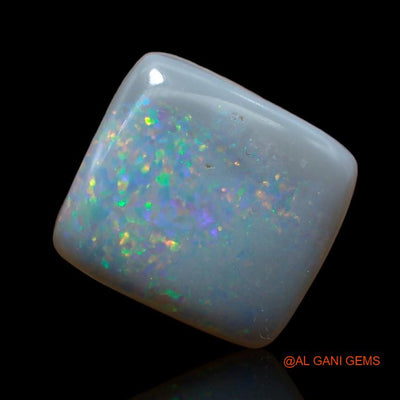 11.30 Cts Natural Australian Fire Opal Loose Gemstone Square Cabochon 14x12x7 mm A-946