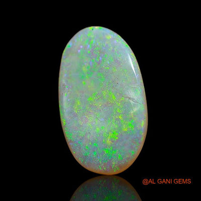 2.80 Cts Unheated Australian Fire Opal Loose Gemstone Oval Cabochon Natural 17x10x2 mm A-951