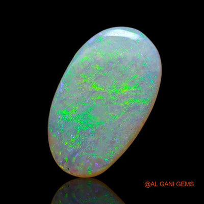 2.80 Cts Unheated Australian Fire Opal Loose Gemstone Oval Cabochon Natural 17x10x2 mm A-951