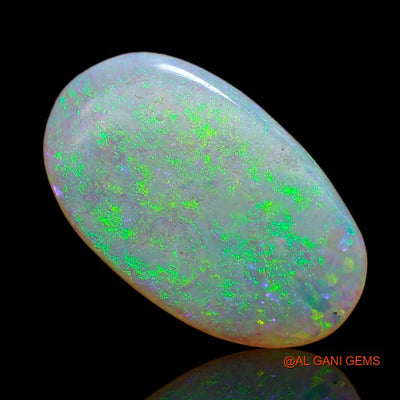 2.80 Cts Unheated Australian Fire Opal Loose Gemstone Oval Cabochon Natural 17x10x2 mm A-951