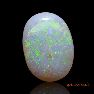 Natural Untreated Fire Opal Loose Gemstone Oval Cabochon From Australia 4.75 Cts 15x10x4 mm A-952