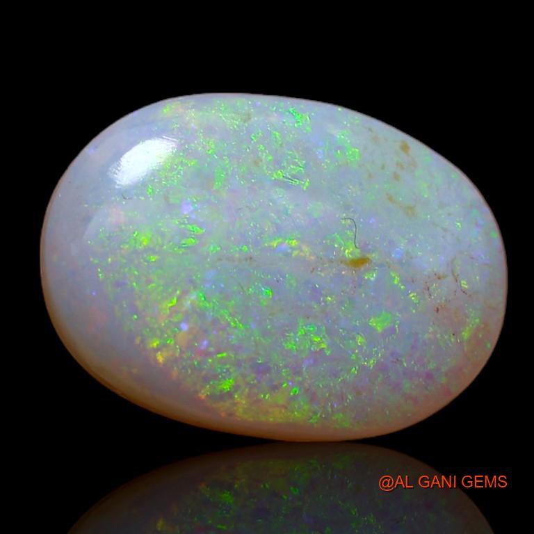 Natural Untreated Fire Opal Loose Gemstone Oval Cabochon From Australia 4.75 Cts 15x10x4 mm A-952