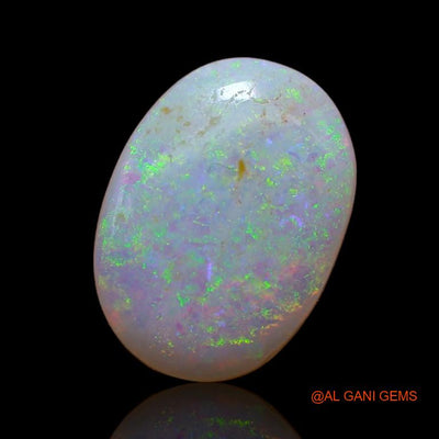 Natural Untreated Fire Opal Loose Gemstone Oval Cabochon From Australia 4.75 Cts 15x10x4 mm A-952