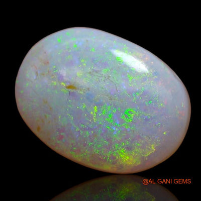 Natural Untreated Fire Opal Loose Gemstone Oval Cabochon From Australia 4.75 Cts 15x10x4 mm A-952