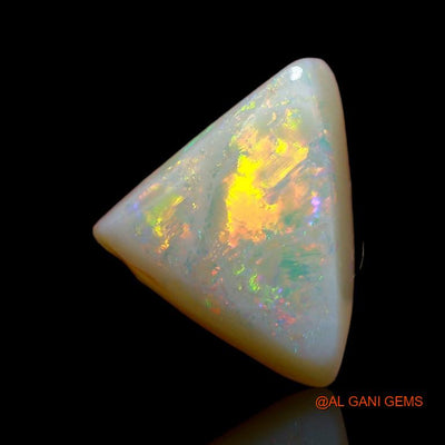 6.65 Cts Natural Australian Fire Opal Loose Gemstone Trillion Cabochon 15x11x7 mm A-953