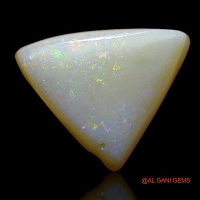 6.65 Cts Natural Australian Fire Opal Loose Gemstone Trillion Cabochon 15x11x7 mm A-953