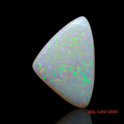 Natural Untreated Fire Opal Loose Gemstone Trillion Cabochon From Australia 4.15 Cts 17x11x3 mm A-954