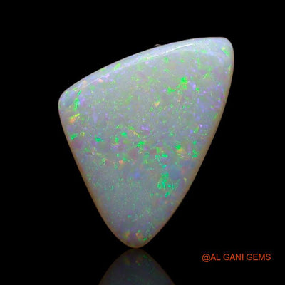 Natural Untreated Fire Opal Loose Gemstone Trillion Cabochon From Australia 4.15 Cts 17x11x3 mm A-954