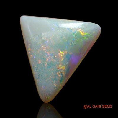 4.45 Cts Natural Australian Fire Opal Loose Gemstone Trillion Cabochon 16x13x4 mm A-956