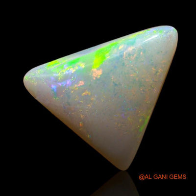 4.45 Cts Natural Australian Fire Opal Loose Gemstone Trillion Cabochon 16x13x4 mm A-956