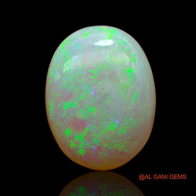 5.75 Cts Unheated Australian Fire Opal Loose Gemstone Oval Cabochon Natural 14x10x5 mm A-958