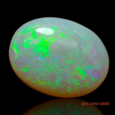 5.75 Cts Unheated Australian Fire Opal Loose Gemstone Oval Cabochon Natural 14x10x5 mm A-958