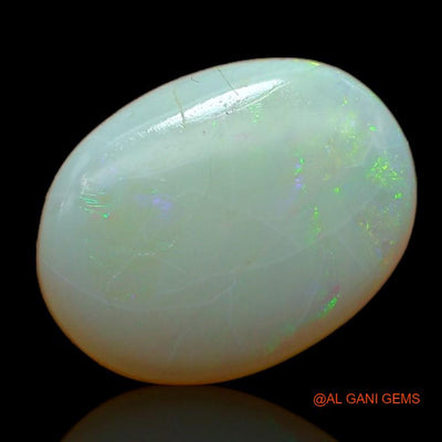 5.75 Cts Unheated Australian Fire Opal Loose Gemstone Oval Cabochon Natural 14x10x5 mm A-958