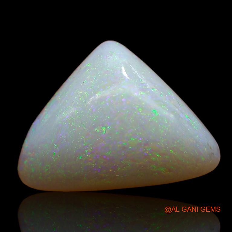 4.50 Cts Unheated Australian Fire Opal Loose Gemstone Trillion Cabochon Natural 17x12x4 mm A-959