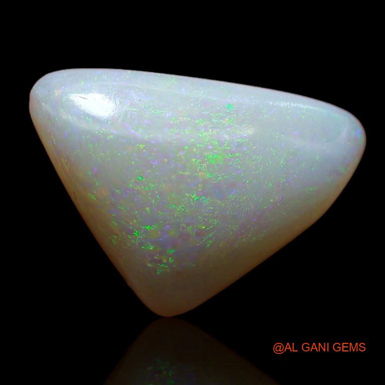 4.50 Cts Unheated Australian Fire Opal Loose Gemstone Trillion Cabochon Natural 17x12x4 mm A-959