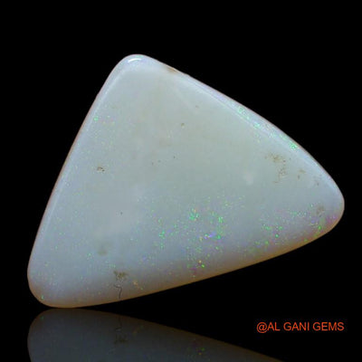 4.50 Cts Unheated Australian Fire Opal Loose Gemstone Trillion Cabochon Natural 17x12x4 mm A-959