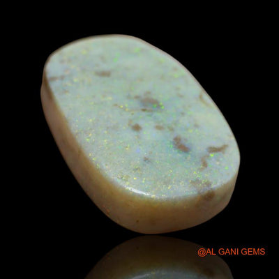 Natural Fire Opal Gemstone 17.30 Cts Loose Fancy Cabochon From Australia 23x14x5 mm A-95