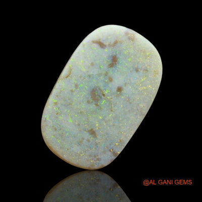 Natural Fire Opal Gemstone 17.30 Cts Loose Fancy Cabochon From Australia 23x14x5 mm A-95