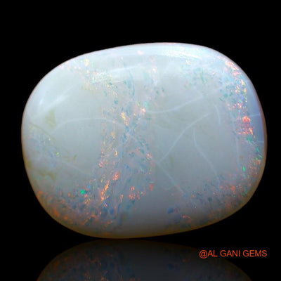8.75 Cts Unheated Australian Fire Opal Loose Gemstone Oval Cabochon Natural 17x14x4 mm A-961