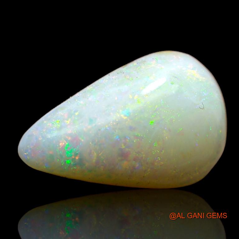 5.50 Cts Natural Australian Fire Opal Loose Gemstone Pear Cabochon 16x10x5 mm A-962