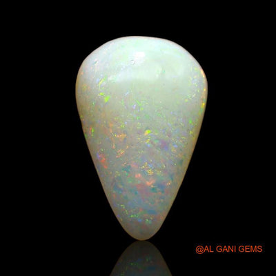 5.50 Cts Natural Australian Fire Opal Loose Gemstone Pear Cabochon 16x10x5 mm A-962