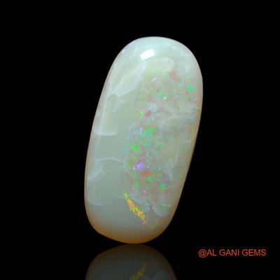 9.45 Cts Natural Australian Fire Opal Loose Gemstone Oval Cabochon 21x10x5 mm A-964