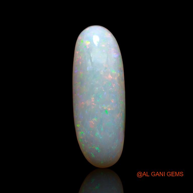 Natural Untreated Fire Opal Loose Gemstone Oval Cabochon From Australia 4.50 Cts 20x7x4 mm A-967