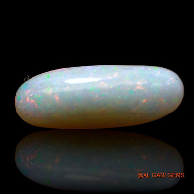 Natural Untreated Fire Opal Loose Gemstone Oval Cabochon From Australia 4.50 Cts 20x7x4 mm A-967
