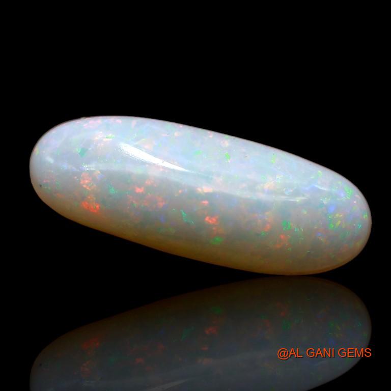 Natural Untreated Fire Opal Loose Gemstone Oval Cabochon From Australia 4.50 Cts 20x7x4 mm A-967