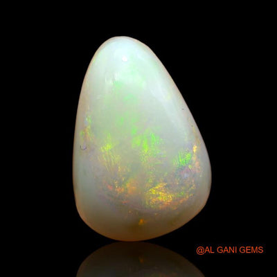 9.80 Cts Unheated Australian Fire Opal Loose Gemstone Pear Cabochon Natural 16x11x7 mm A-968