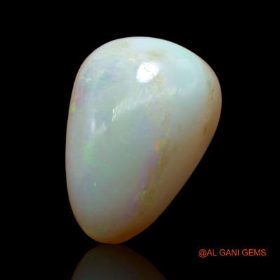 9.80 Cts Unheated Australian Fire Opal Loose Gemstone Pear Cabochon Natural 16x11x7 mm A-968