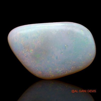 5.15 Cts Natural Australian Fire Opal Loose Gemstone Fancy Cabochon 18x11x3 mm A-969