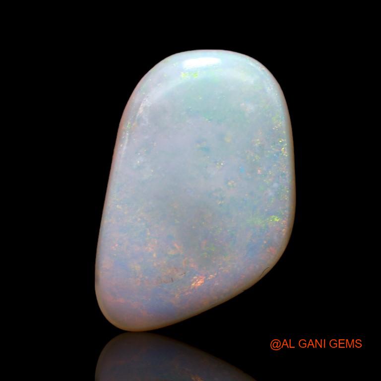 5.15 Cts Natural Australian Fire Opal Loose Gemstone Fancy Cabochon 18x11x3 mm A-969