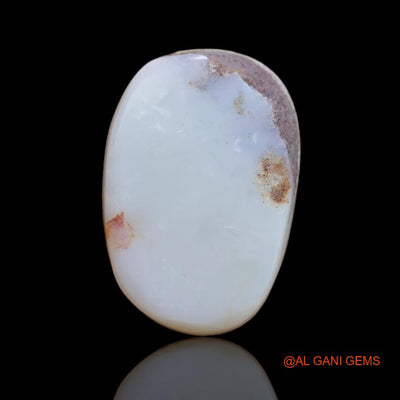 17.90 Cts Natural Australian Fire Opal Loose Gemstone Fancy Cabochon 23x15x6 mm A-96
