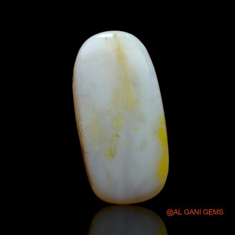 5.40 Cts Natural Australian Fire Opal Loose Gemstone Oval Cabochon 17x8x4 mm A-970