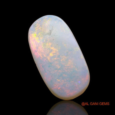 Natural Fire Opal Gemstone 3.10 Cts Loose Oval Cabochon From Australia 19x10x2 mm A-971