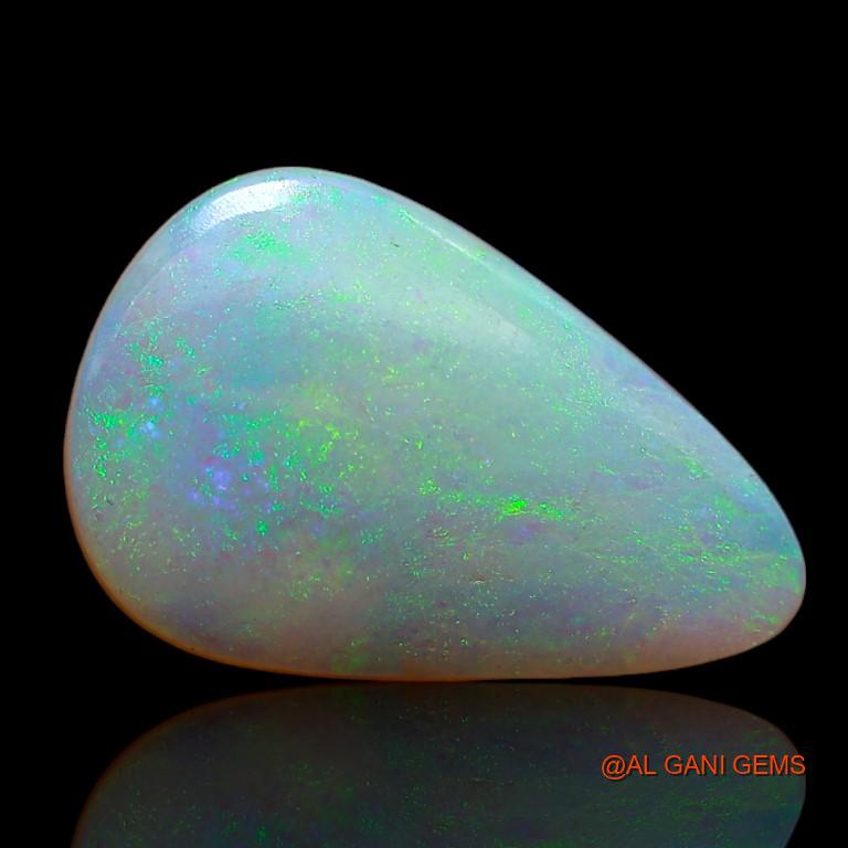 3.60 Cts Natural Australian Fire Opal Pear Cabochon Loose Gemstone For Jewelry 17x11x3 mm A-972