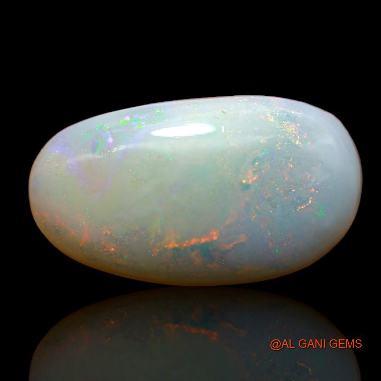 5.80 Cts Natural Australian Fire Opal Loose Gemstone Oval Cabochon 17x9x5 mm A-975