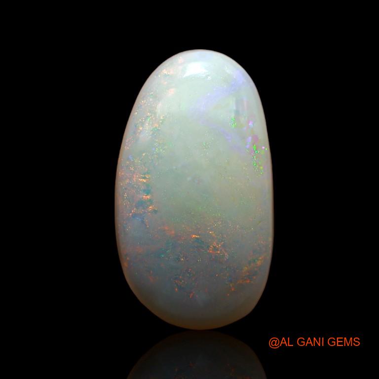 5.80 Cts Natural Australian Fire Opal Loose Gemstone Oval Cabochon 17x9x5 mm A-975