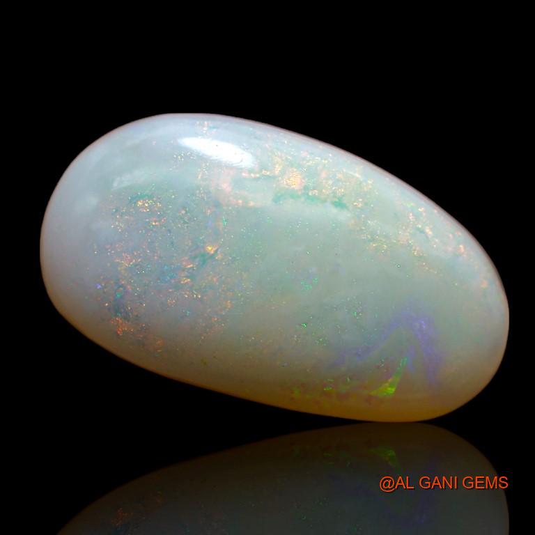 5.80 Cts Natural Australian Fire Opal Loose Gemstone Oval Cabochon 17x9x5 mm A-975