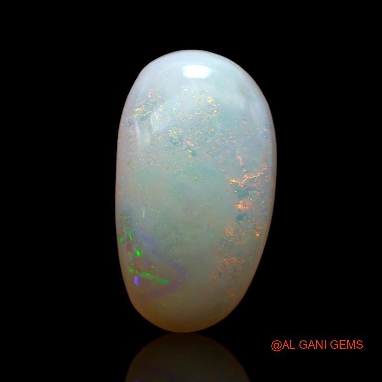 5.80 Cts Natural Australian Fire Opal Loose Gemstone Oval Cabochon 17x9x5 mm A-975